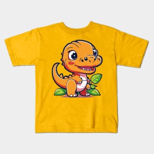 Playful Adventures: Discover the World of Cute Dinosaurs Kids T-Shirt